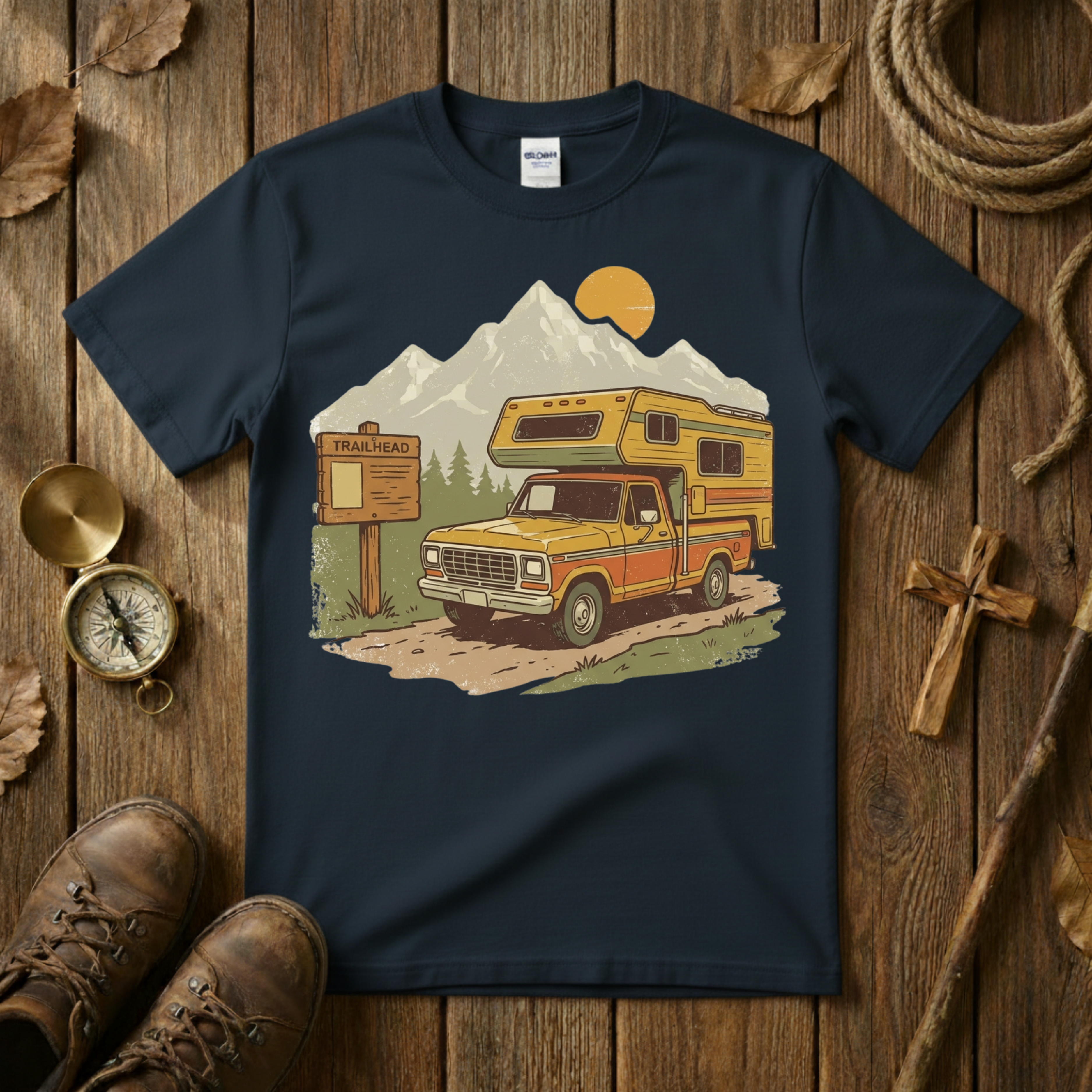 Vintage Camper Tee Shirt