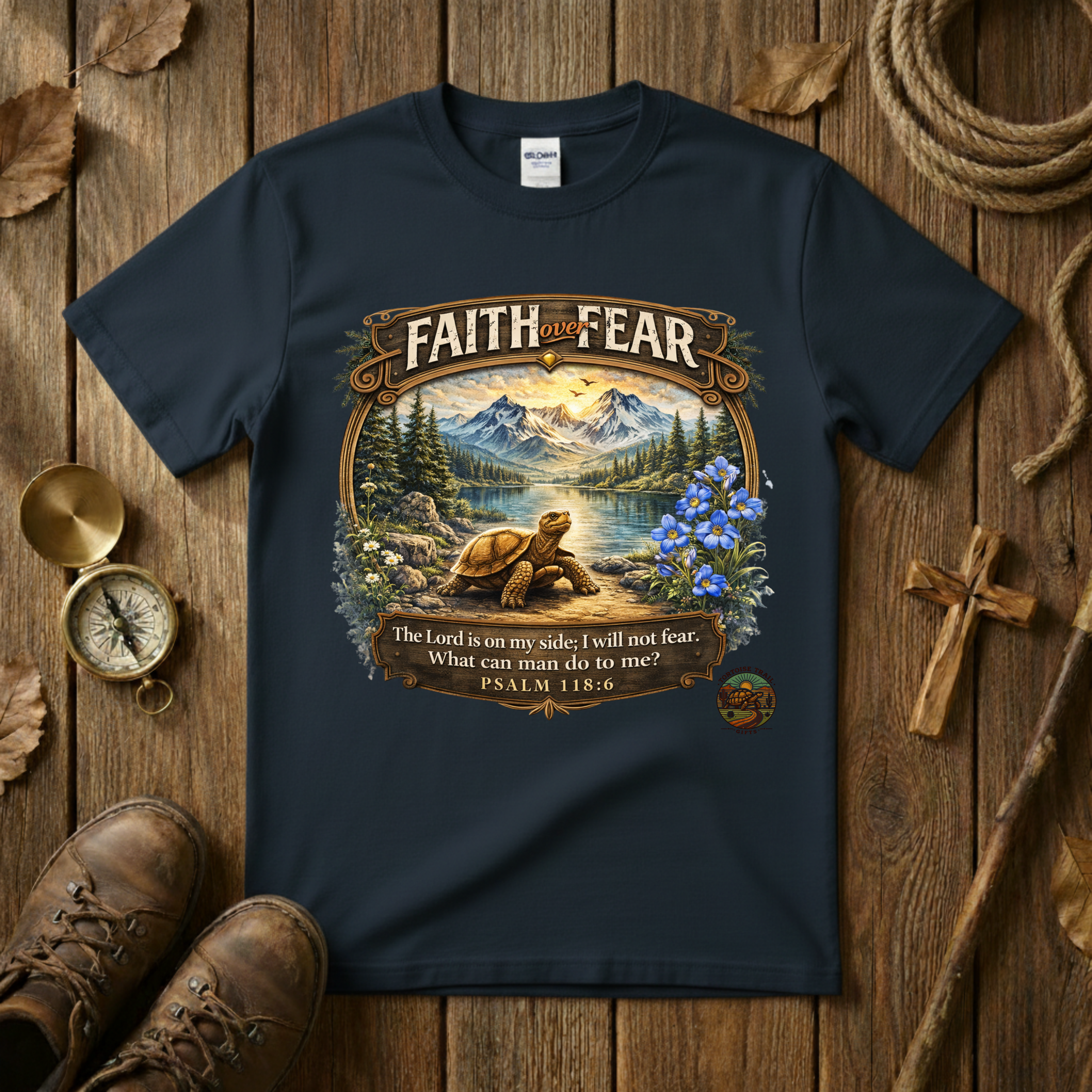 Faith over Fear - Mountains Tee Shirt