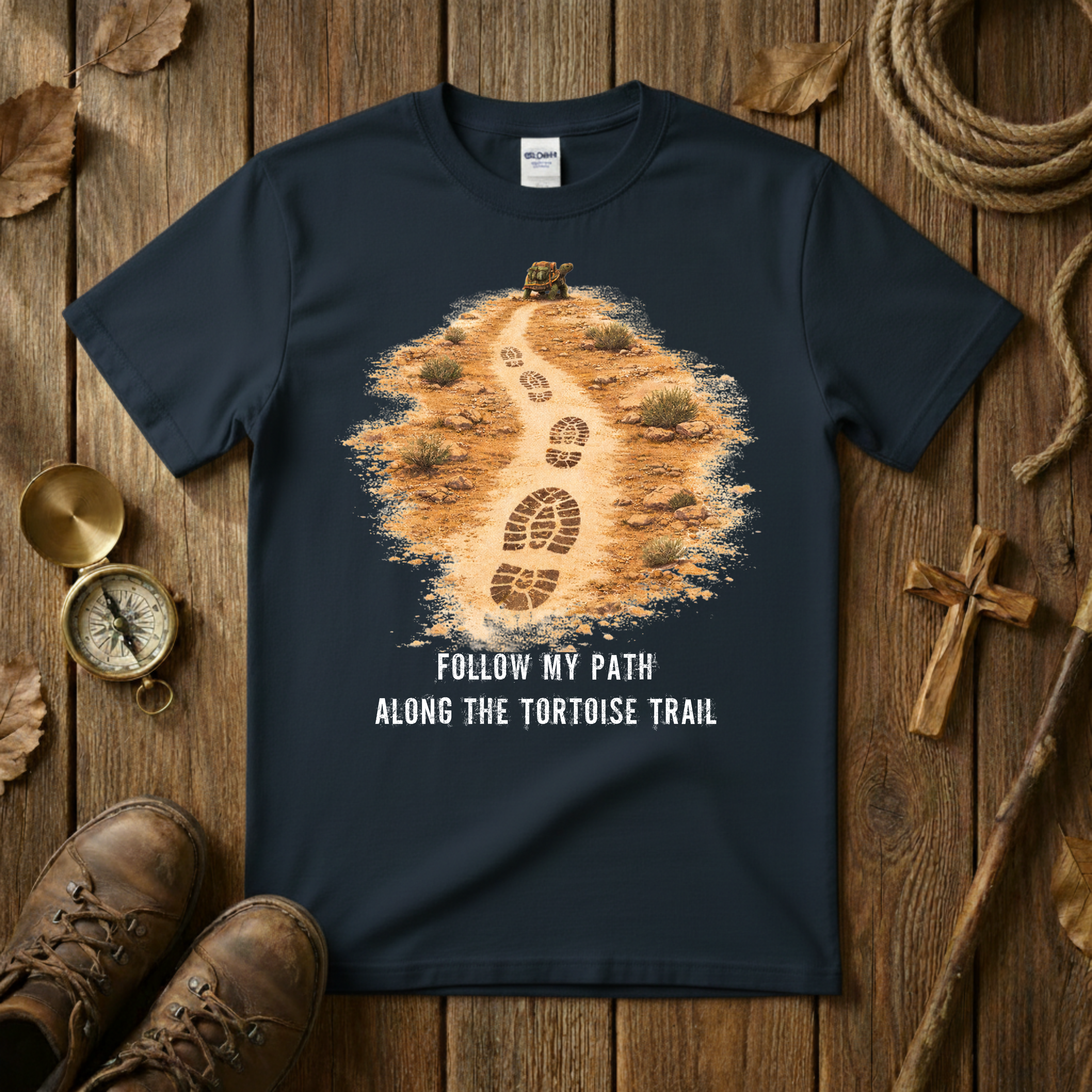 Follow My Path - Tortoise Trail Tee Shirt