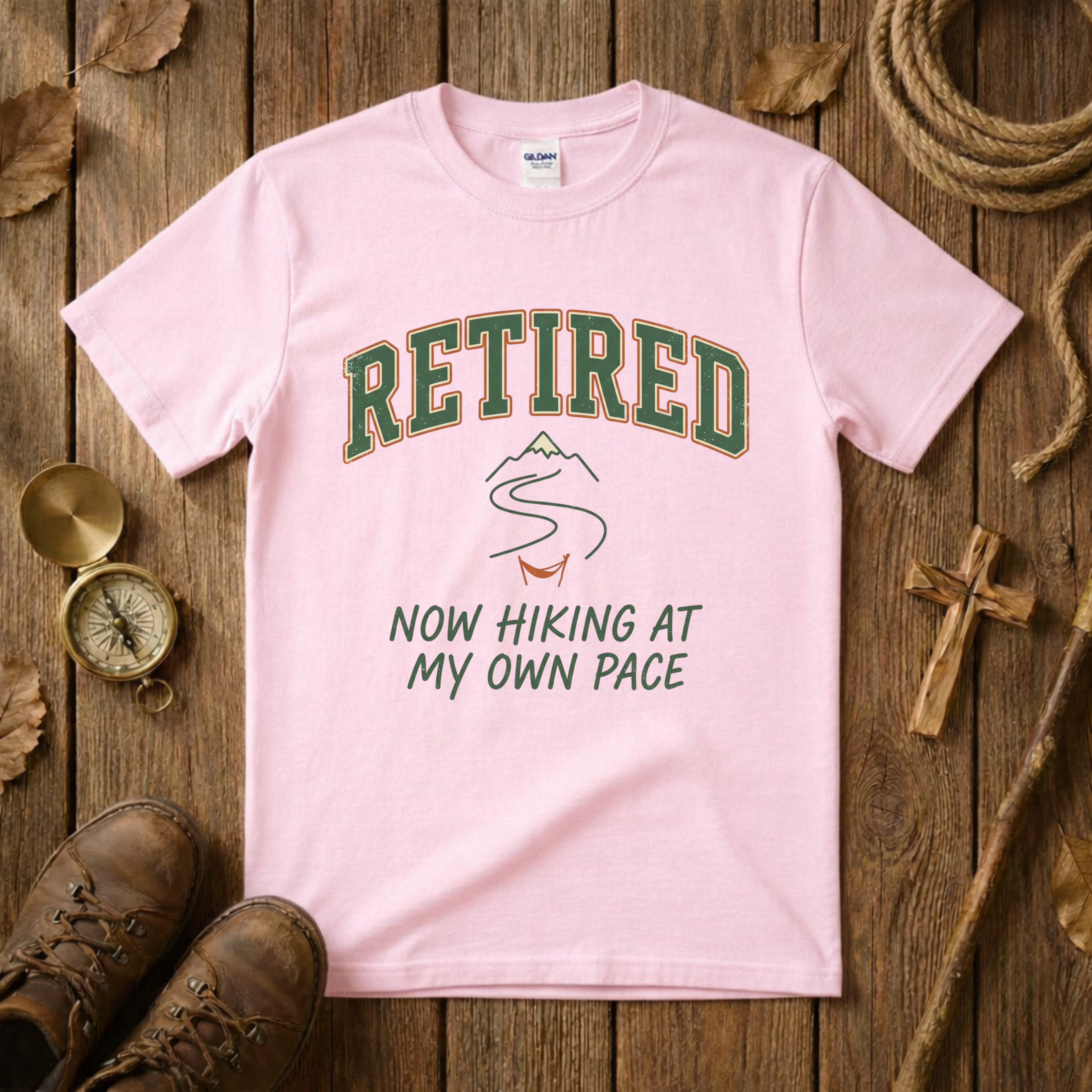Retired - Hiking My Own Pace Tee Shirt