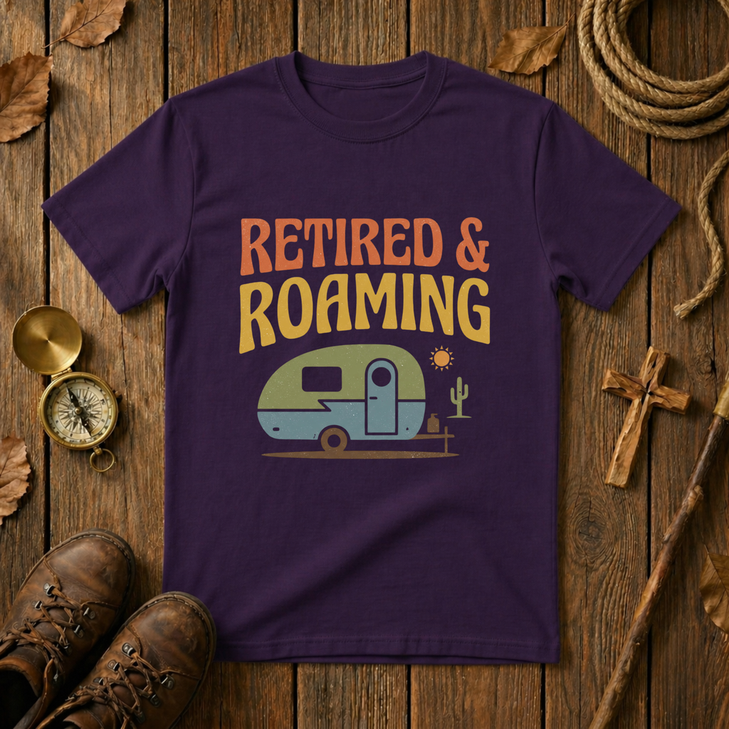 Retired and Roaming  Tee Shirt