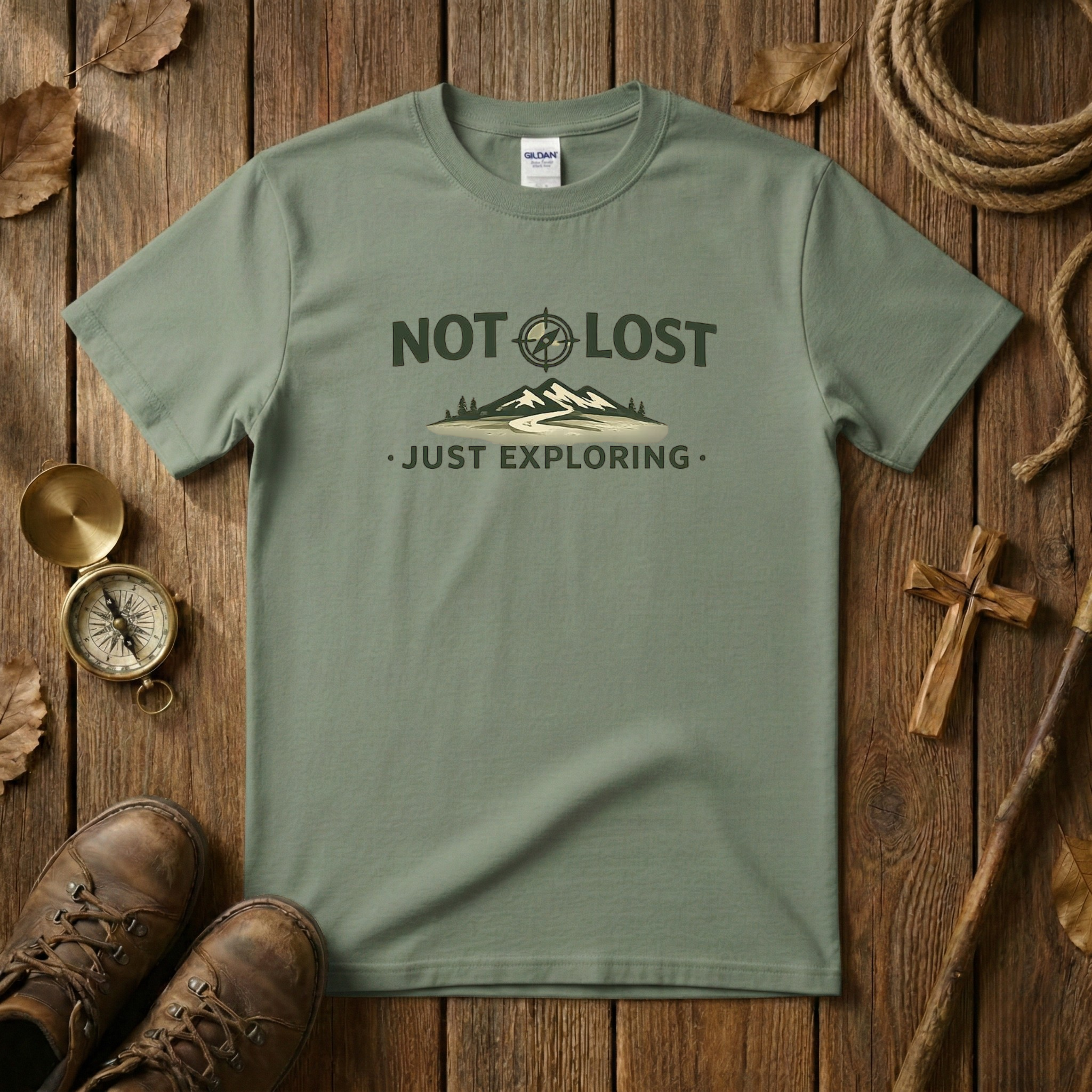 Not Lost Just Exploring Tee Shirt