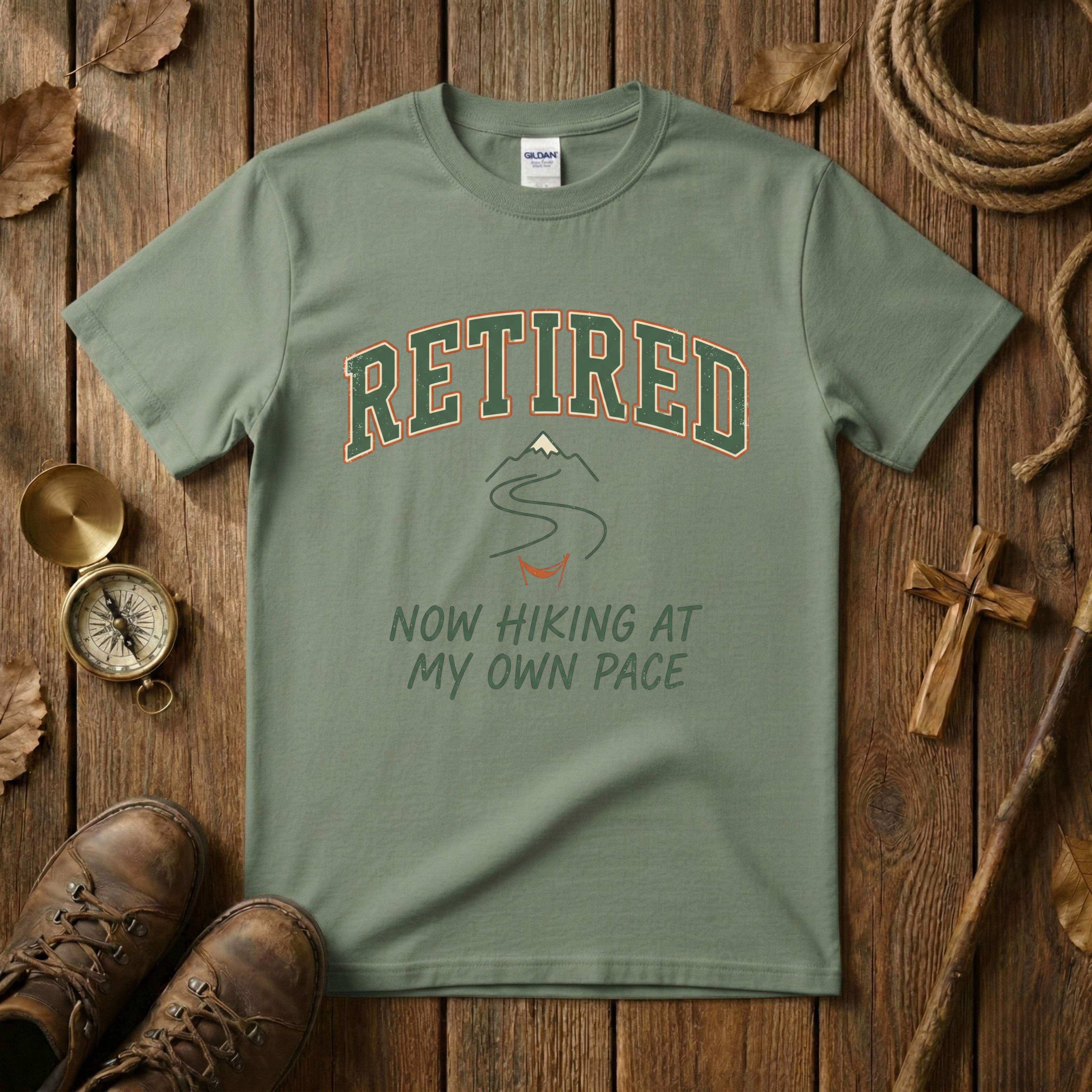 Retired - Hiking My Own Pace Tee Shirt
