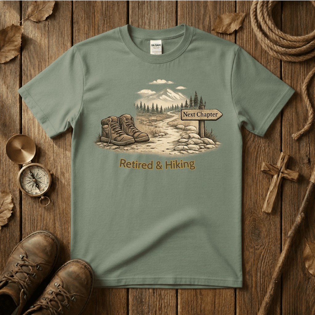 Retired and Hiking Tee Shirt