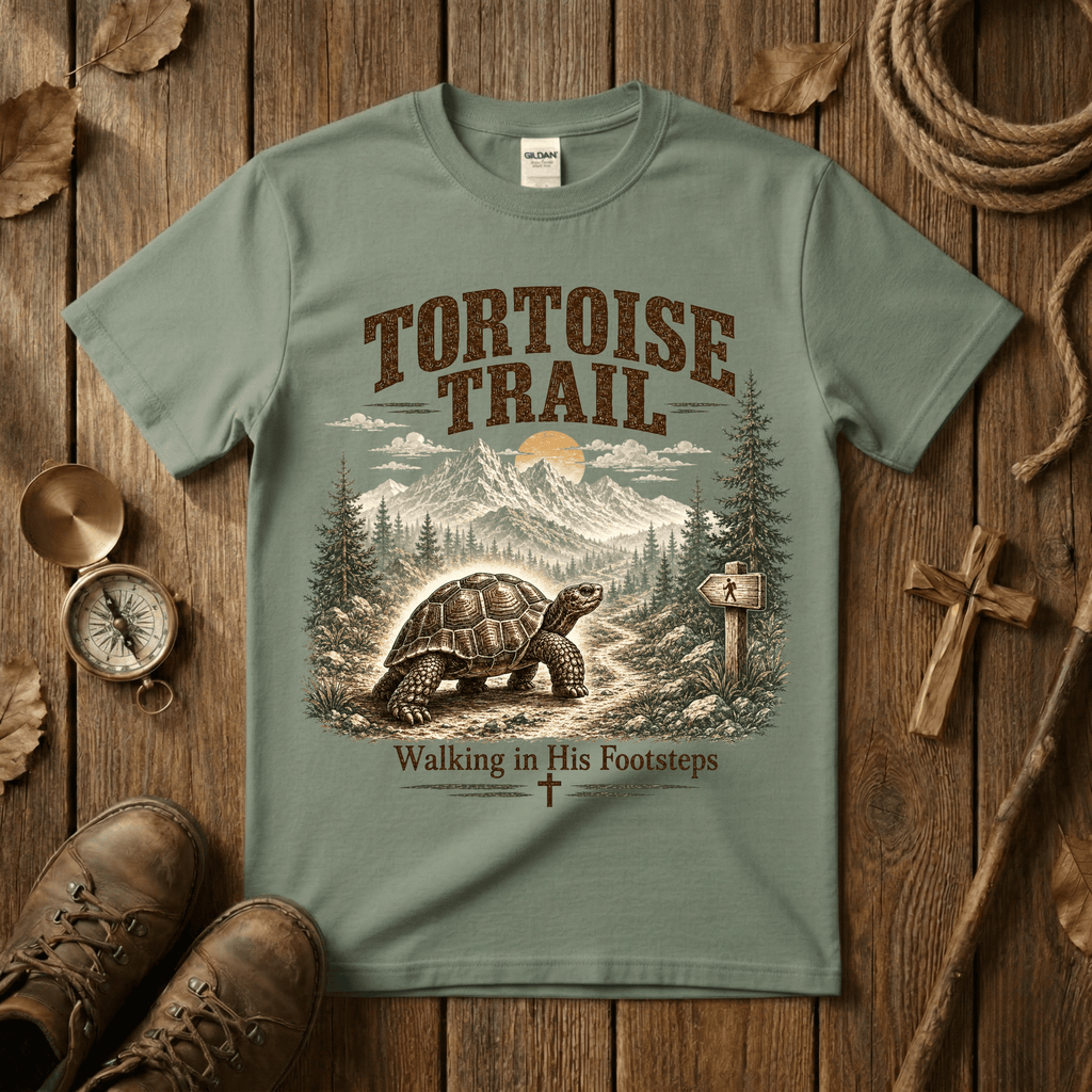 Tortoise Trail Mountain Graphic Tee Shirt - "Tortoise Trail"