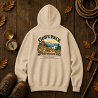 God's Pace Not the World's Race faith hoodie from Tortoise Trail Gifts