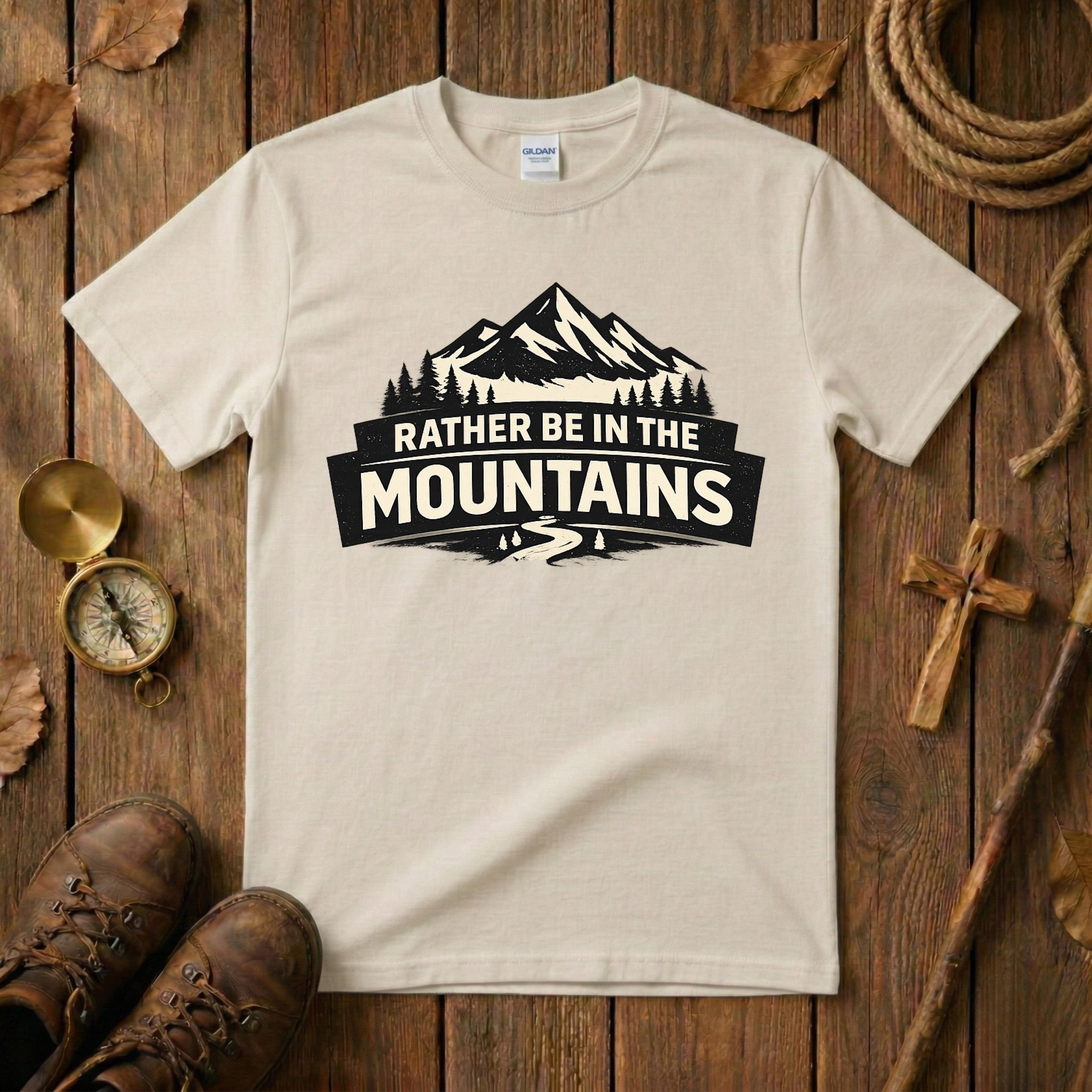 Rather Be In The Mountains Tee Shirt