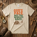 God's Pace Not The World's Race Tee Shirt
