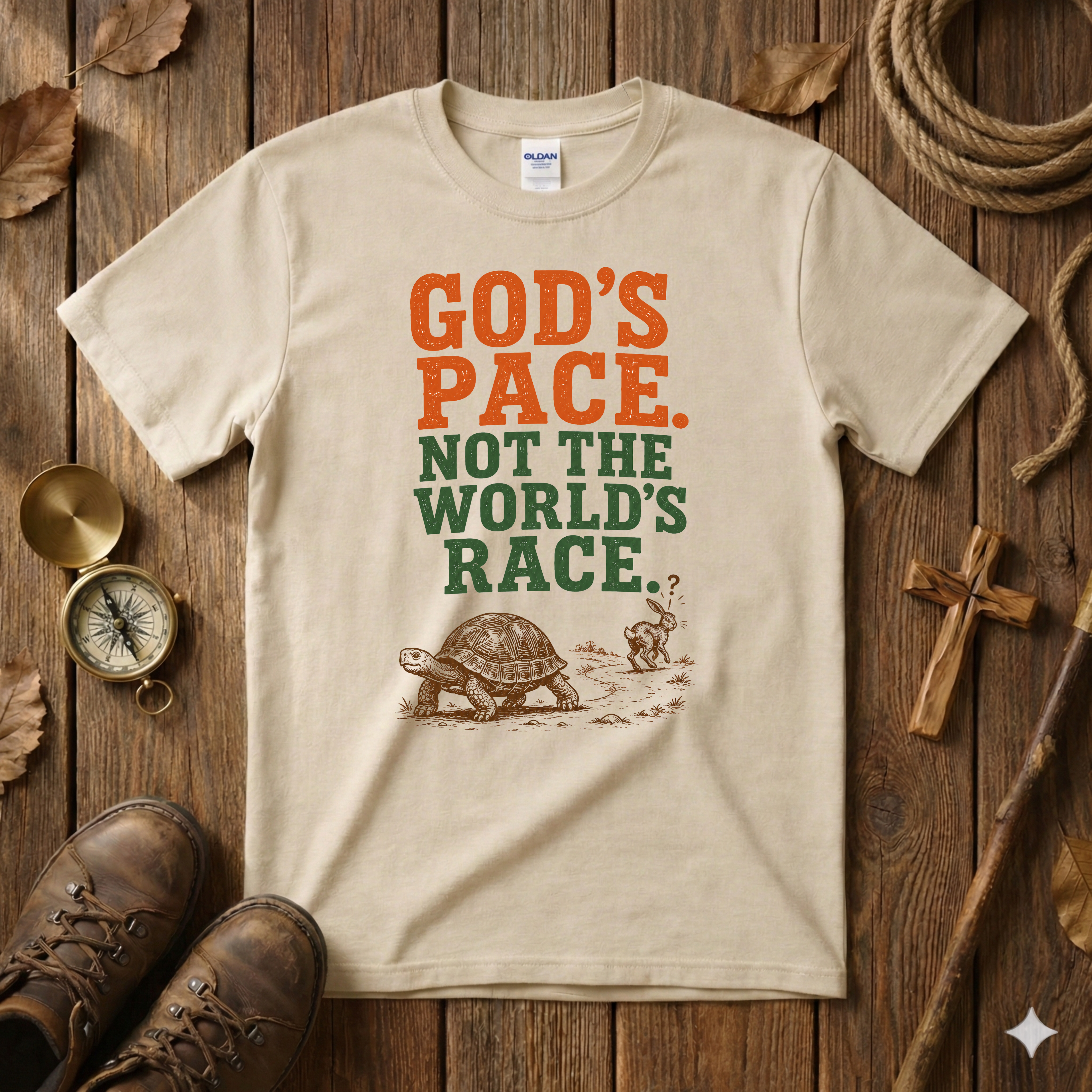 God's Pace Not The World's Race Tee Shirt