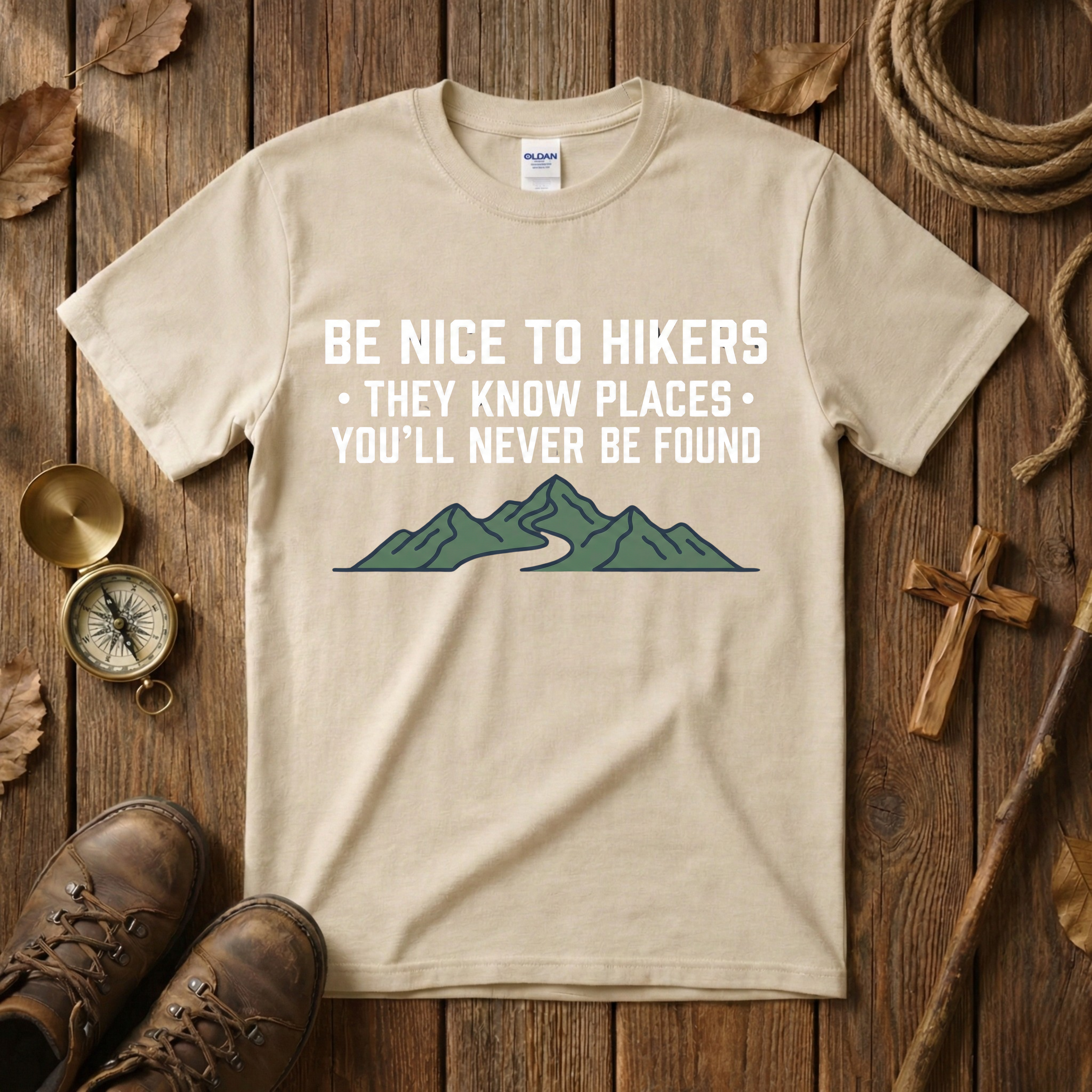 Be Nice to Hikers Tee Shirt