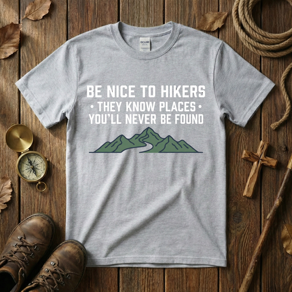 Be Nice to Hikers Tee Shirt
