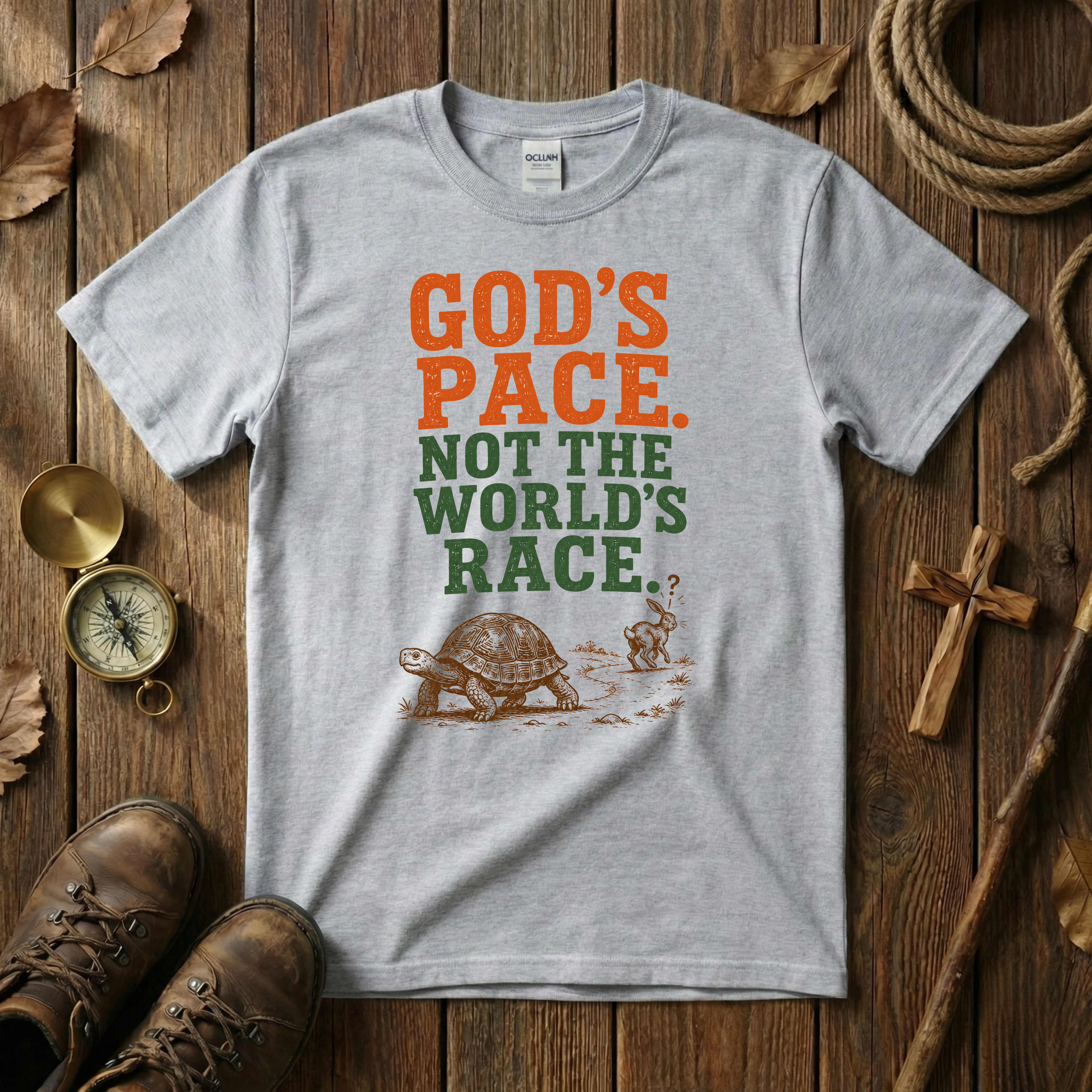 God's Pace Not The World's Race Tee Shirt