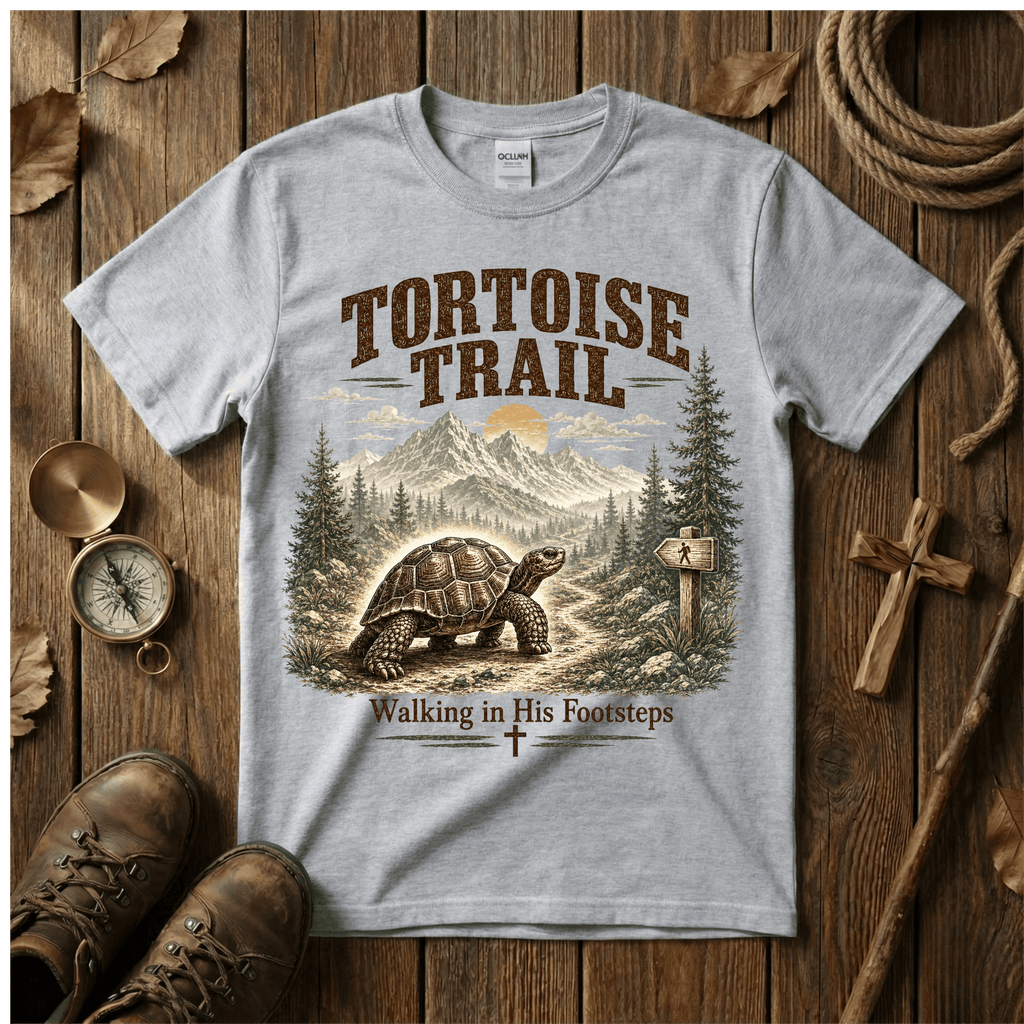 Tortoise Trail Mountain Graphic Tee Shirt - "Tortoise Trail"