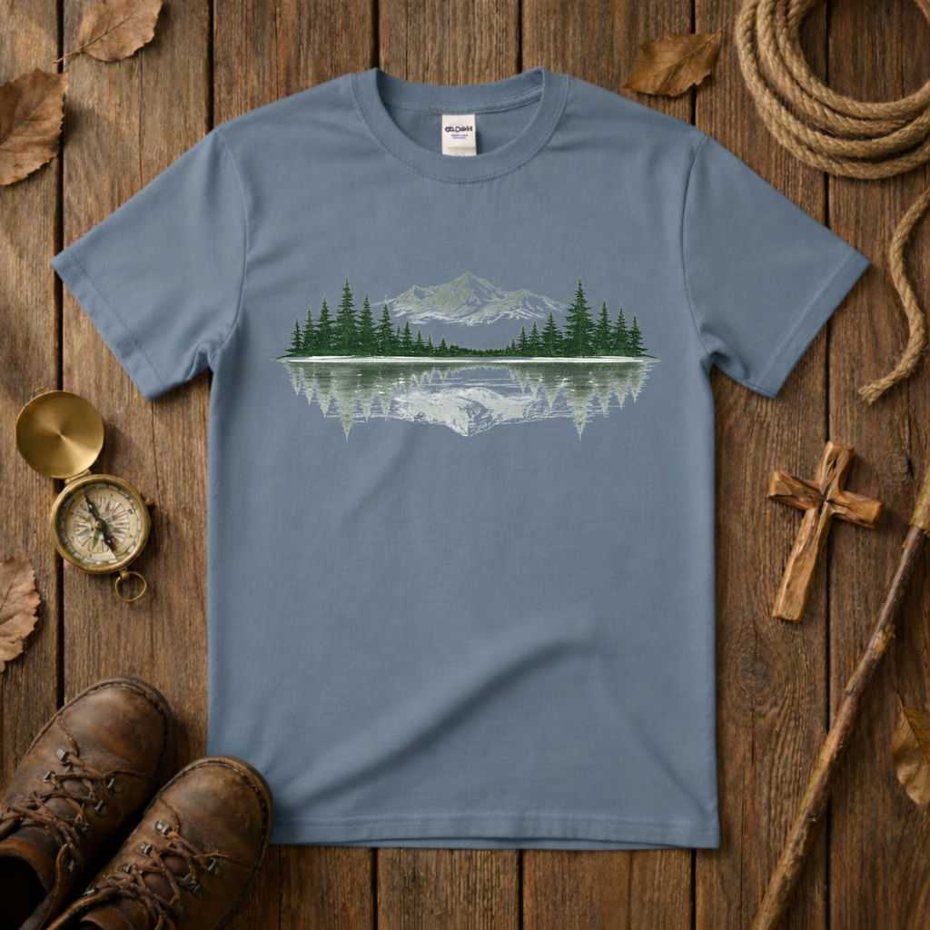 Peaceful Mountain Horizon Tee Shirt