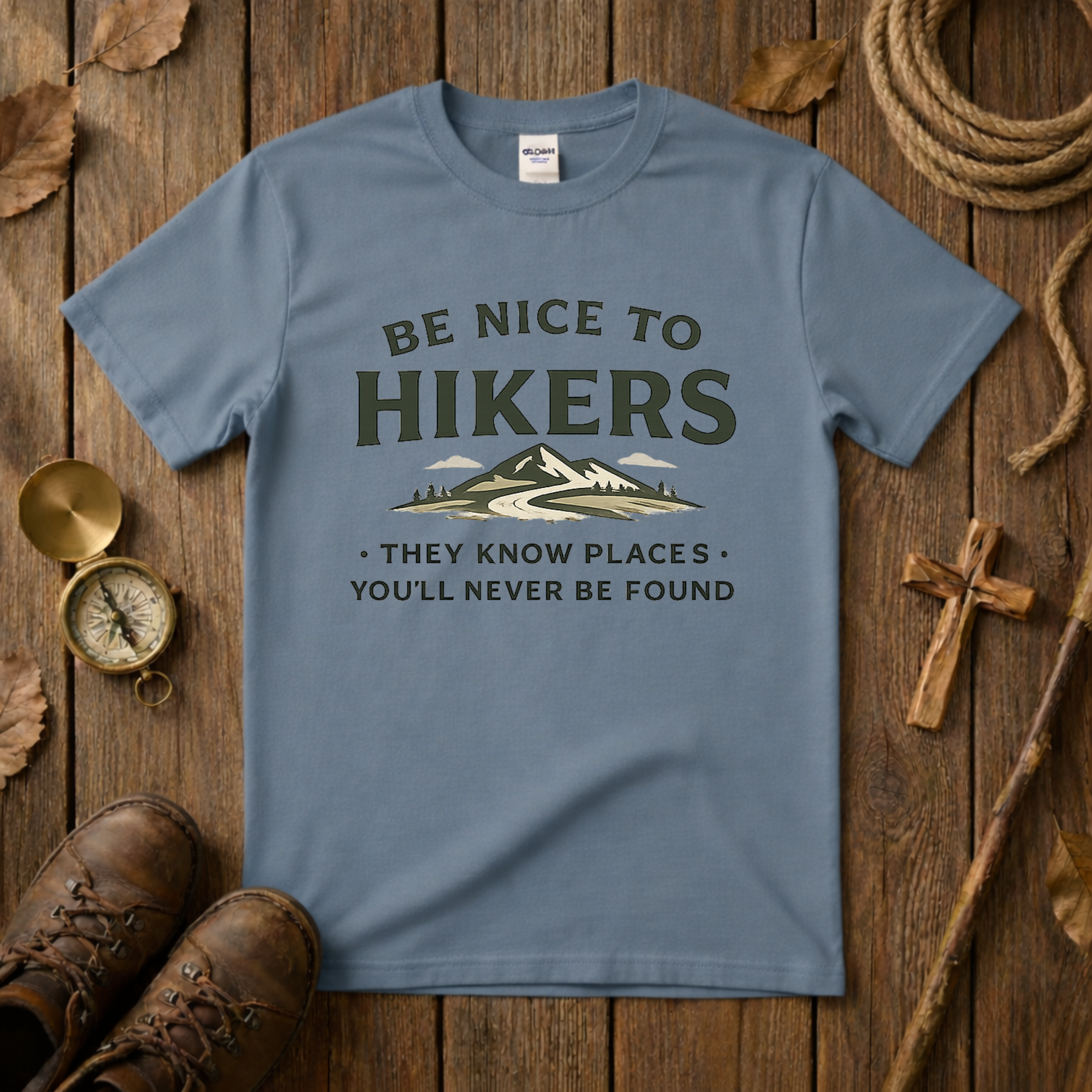Be Nice To Hikers Tee Shirt