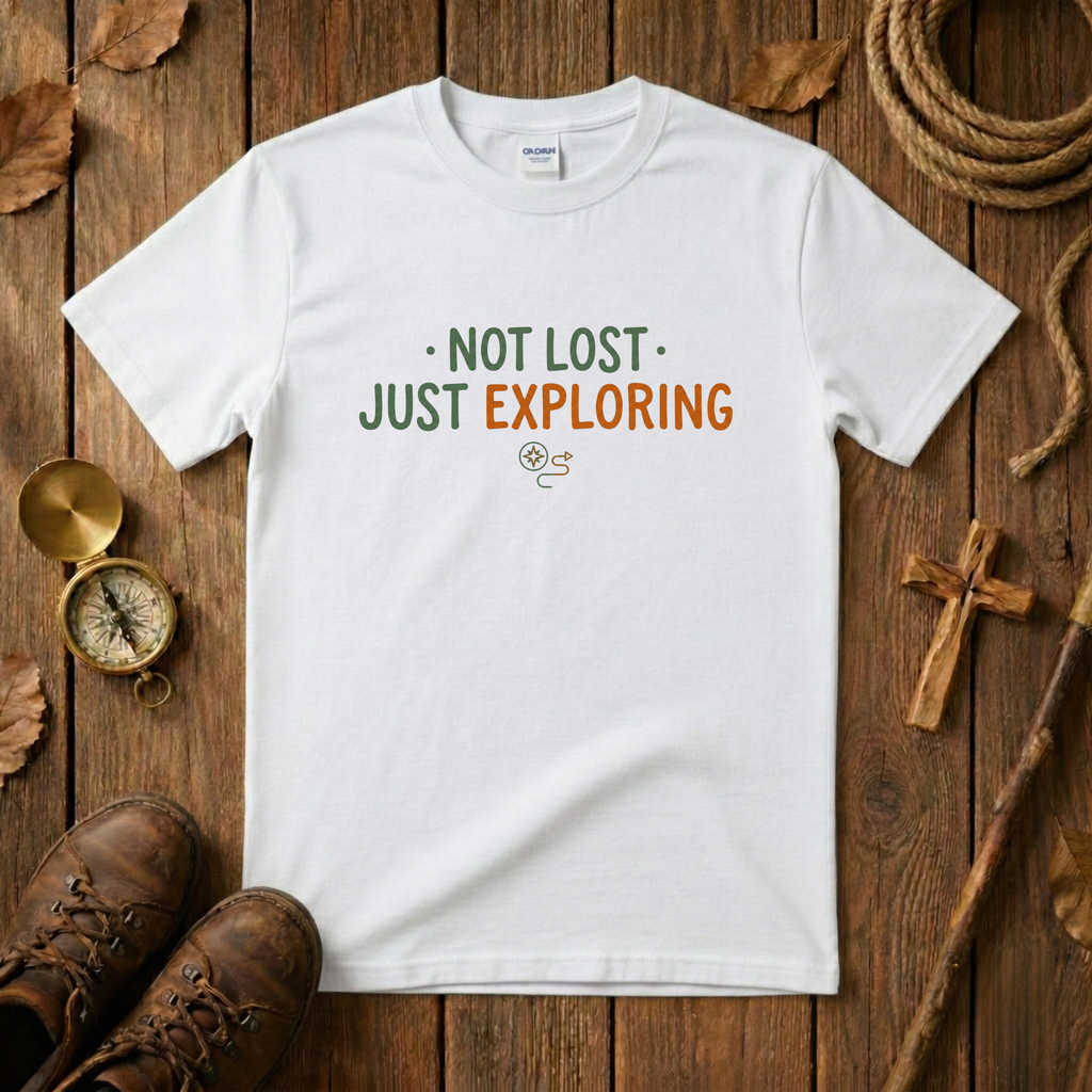 Not Lost Just Exploring Tee Shirt