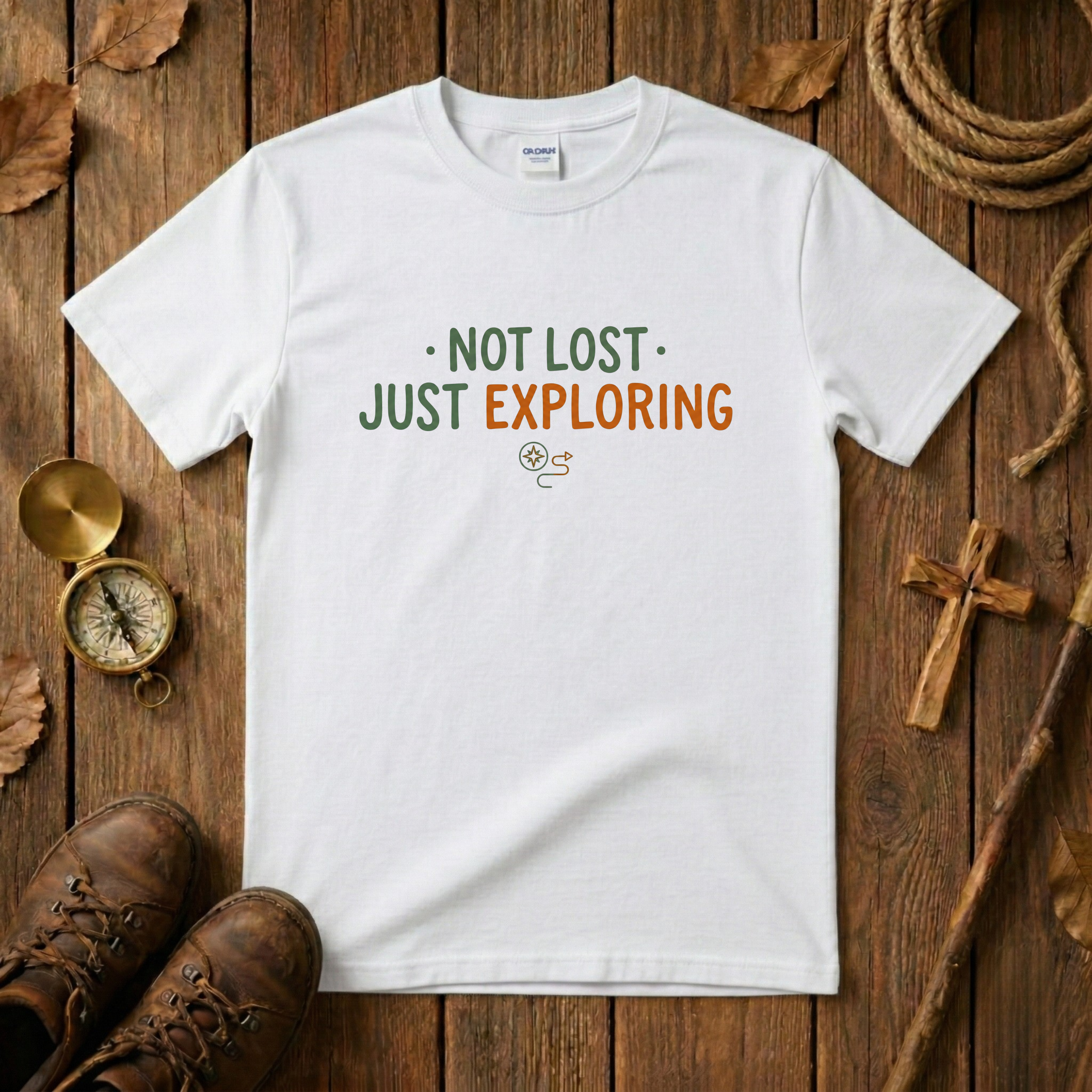 Not Lost Just Exploring Tee Shirt