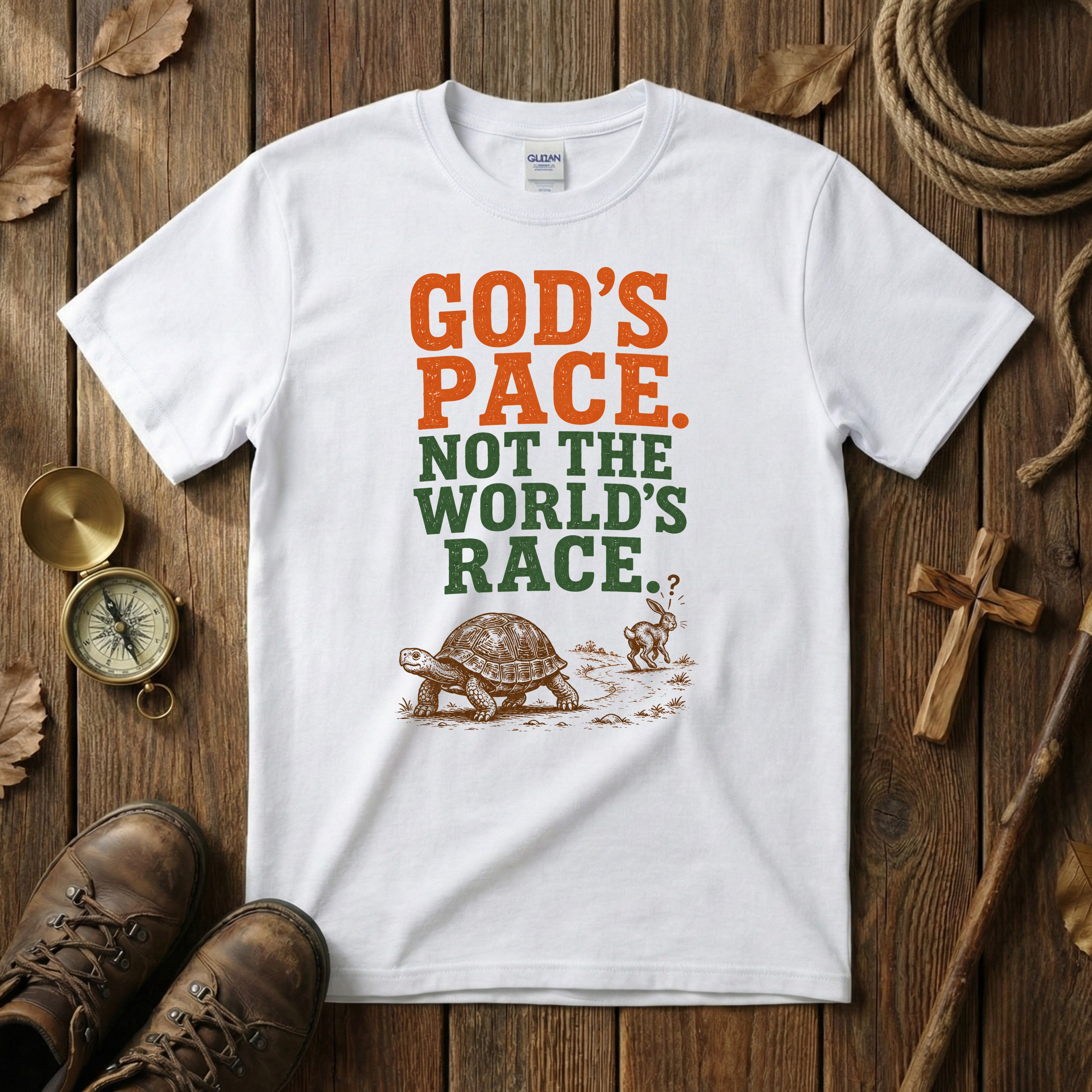 God's Pace Not The World's Race Tee Shirt