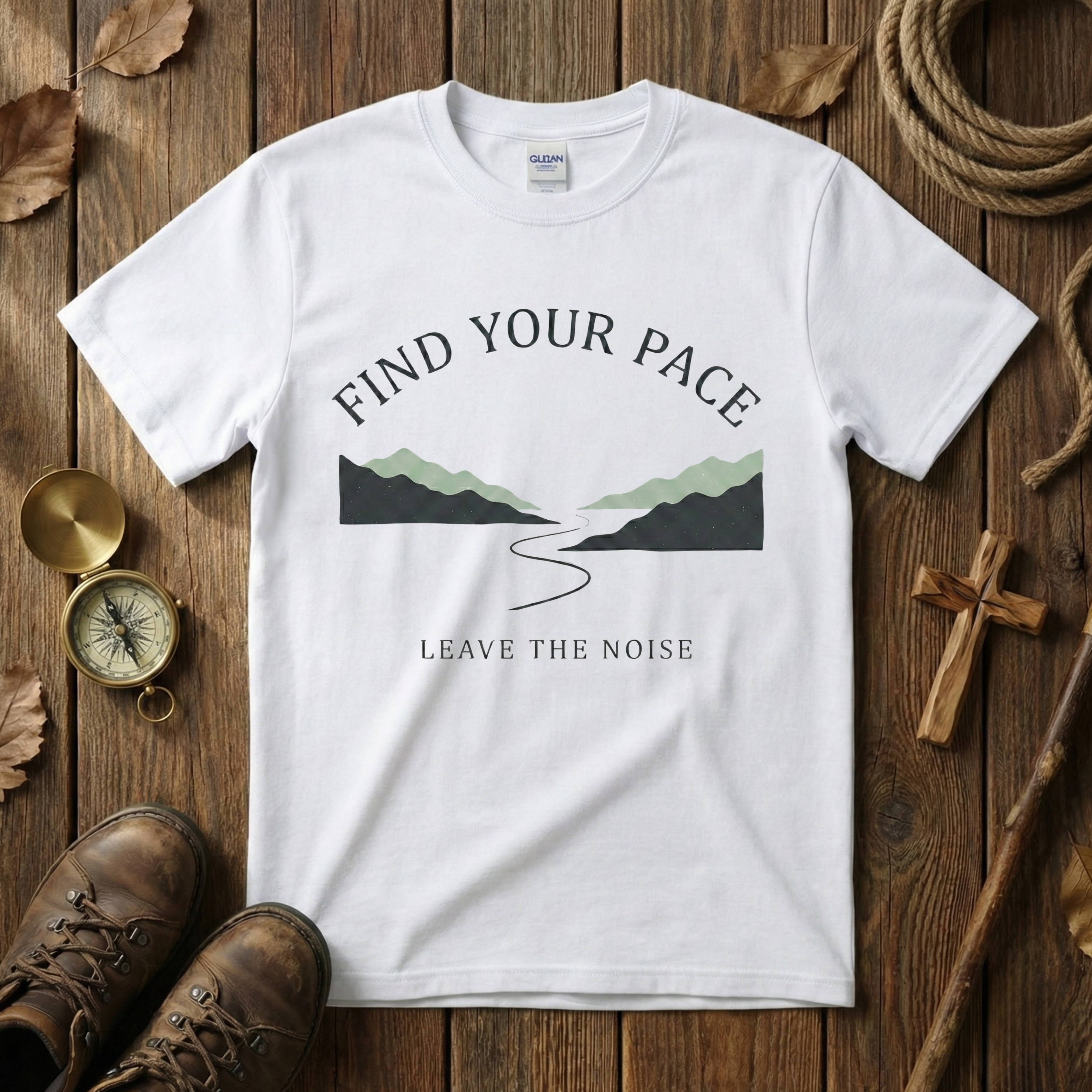 Find Your Pace, Leave The Noise Tee Shirt