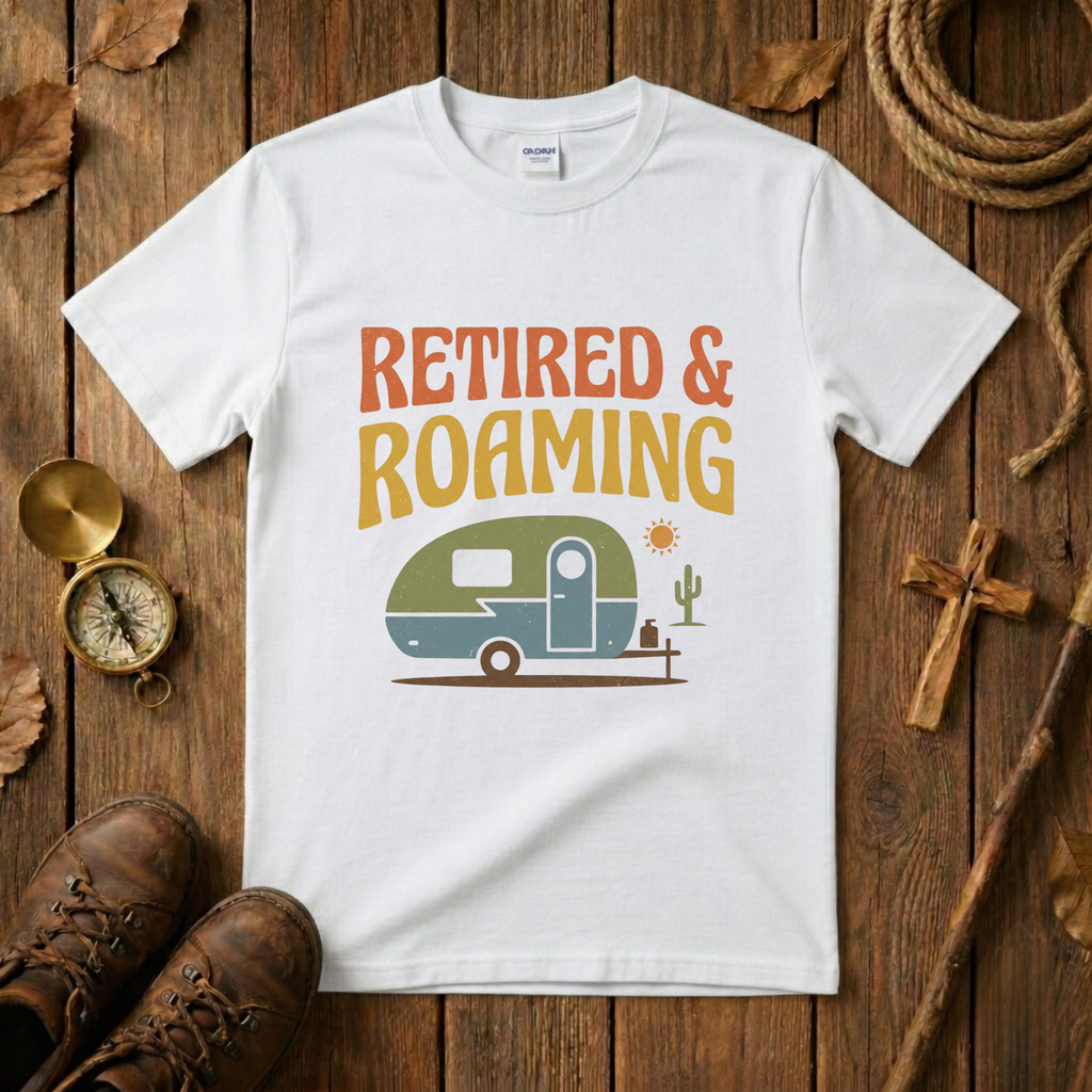 Retired and Roaming  Tee Shirt